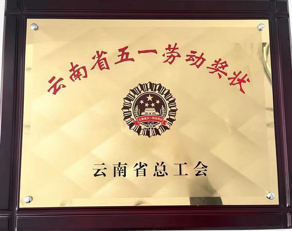 云南省五一勞動(dòng)獎(jiǎng)狀